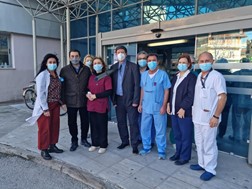 Επίσκεψη του Υπουργού Ενέργειας Κ. Σκρέκα στο Νοσοκομείο Τρικάλων